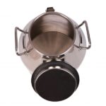 Agrolead 20 lt SS bucket top view lid (with gasket)